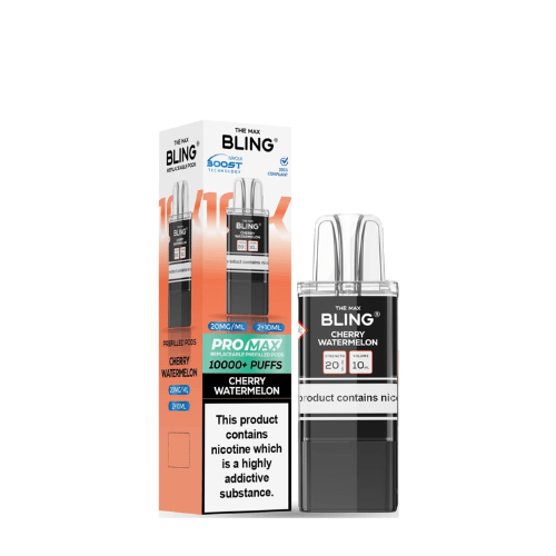 Buy Bulk The Bling 8000/10000 Pro Max Replacement Pods (Pack of 5) - Vape Wholesale Mcr