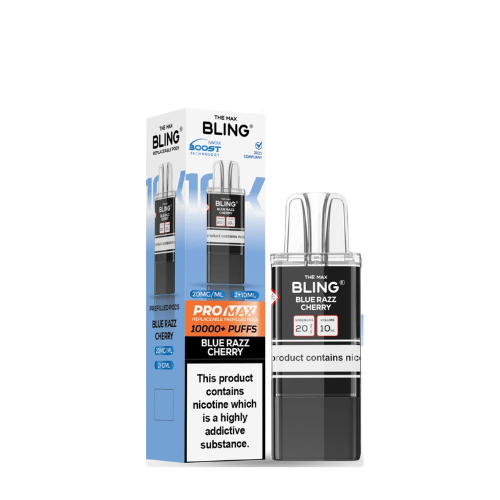Buy Bulk The Bling 8000/10000 Pro Max Replacement Pods (Pack of 5) - Vape Wholesale Mcr