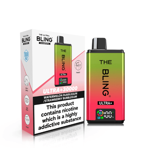 Buy Bulk The Bling Ultra Plus 30k Prefilled Vape Pod Kit Box of 5 - Vape Wholesale Mcr