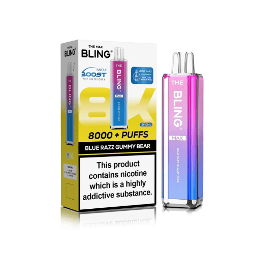 Buy Bulk The Crystal Bling Max 8000/10000 Prefilled Vape Pod Kit Box of 5 - Vape Wholesale Mcr
