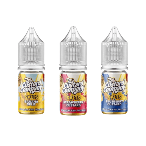 Buy Bulk The Custard Company Nic Salts (Pack of 10) - Vape Wholesale Mcr