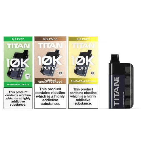 Buy Bulk Titan 10K Prefilled Pod Kit (Pack of 5) - Vape Wholesale Mcr