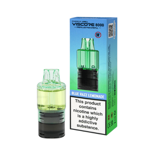 Buy Bulk Uwell Viscore 8000 Prefill Pod & Refill - Pack of 5 - Vape Wholesale Mcr