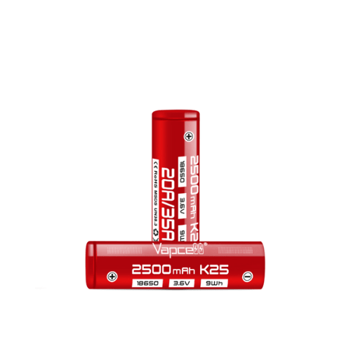 Buy Bulk Vapcell | K25 18650 Battery 2500mAh 20A | Pack of 1 - Vape Wholesale Mcr