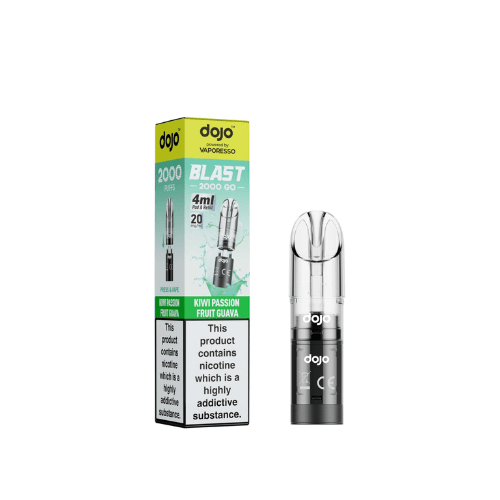 Buy Bulk Vaporesso DOJO BLAST 2000 GO Transparent POD - Pack of 5 - Vape Wholesale Mcr