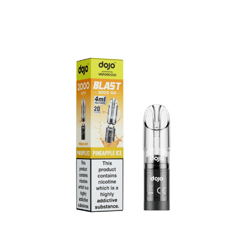 Buy Bulk Vaporesso DOJO BLAST 2000 GO Transparent POD - Pack of 5 - Vape Wholesale Mcr