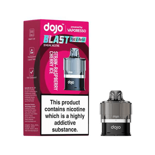 Buy Bulk Vaporesso Dojo Blast 6000 Prefilled Replacement Pods 20mg - Pack of 5 - Vape Wholesale Mcr