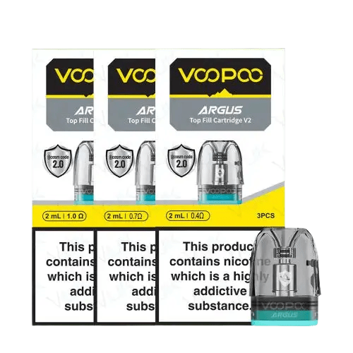 Buy Bulk VooPoo Argus Top - Fill V2 Pod Cartridges (3pcs/pack) - Vape Wholesale Mcr