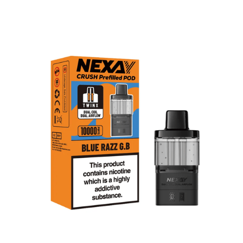 Buy Bulk Voopoo Nexay Crush 10k Refill Pod - Pack of 5 - Vape Wholesale Mcr