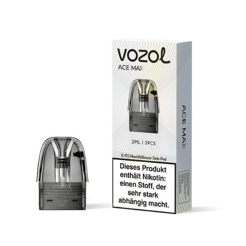 Buy Bulk Vozol Ace Max Refillable Pods 2ml - pack of 3 - Vape Wholesale Mcr