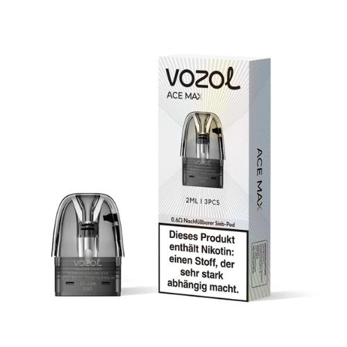 Buy Bulk Vozol Ace Max Refillable Pods 2ml - pack of 3 - Vape Wholesale Mcr