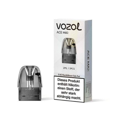 Buy Bulk Vozol Ace Max Refillable Pods 2ml - pack of 3 - Vape Wholesale Mcr