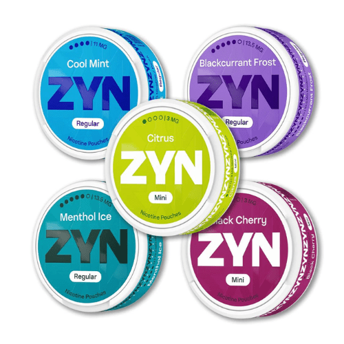 Buy Bulk ZYN Nicotine Pouches - Pack of 5 - Vape Wholesale Mcr