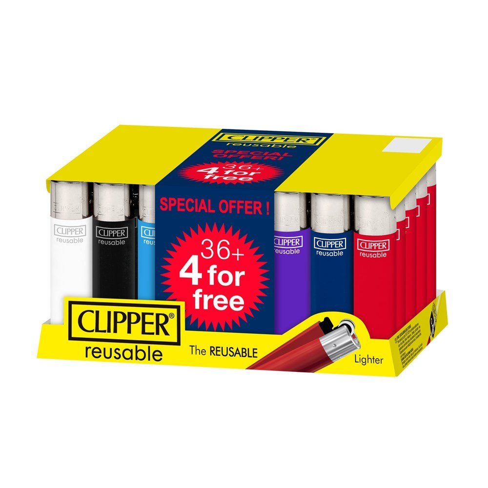 Buy Bulk Clipper - Mini Lighter - Pack of 40 - Vape Wholesale Mcr