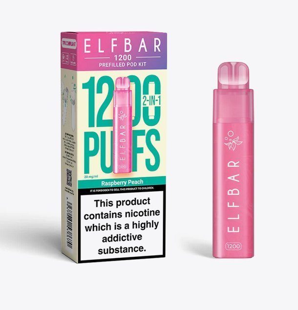 Elfbar 1200 Puffs 2 in 1 Prefilled Pod Kit - Vape Wholesale Mcr