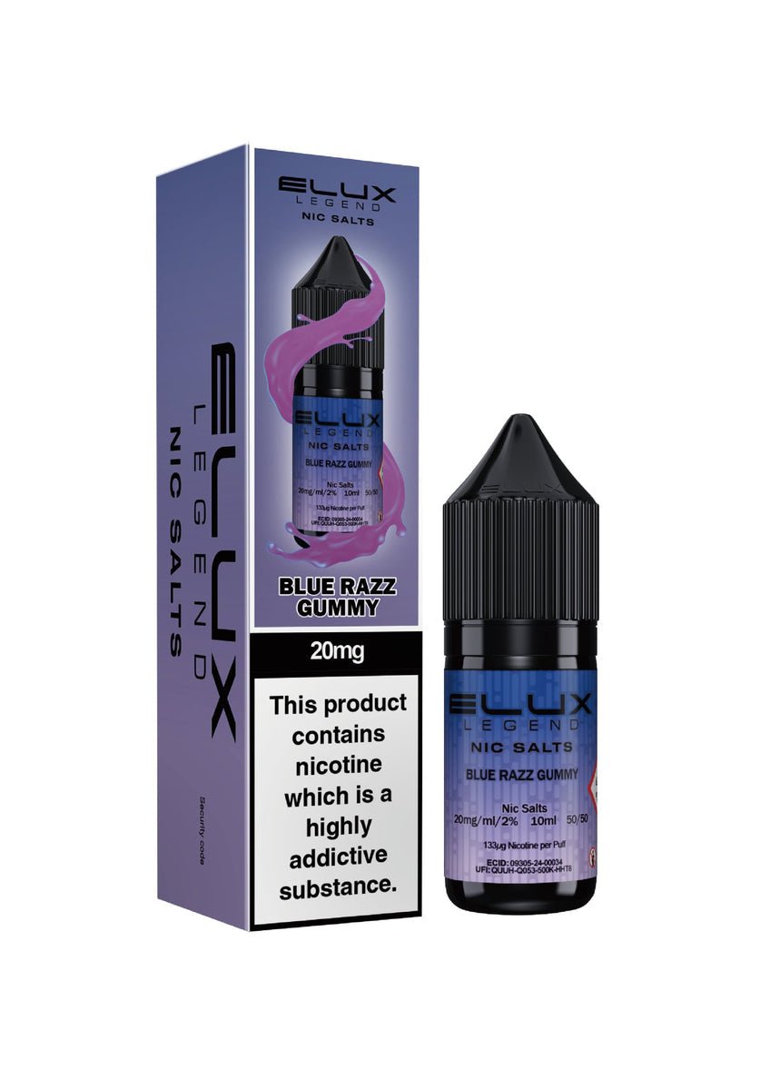 Buy Bulk Elux Nic Salts - 10ml E - liquids - Box of 10 - Vape Wholesale Mcr