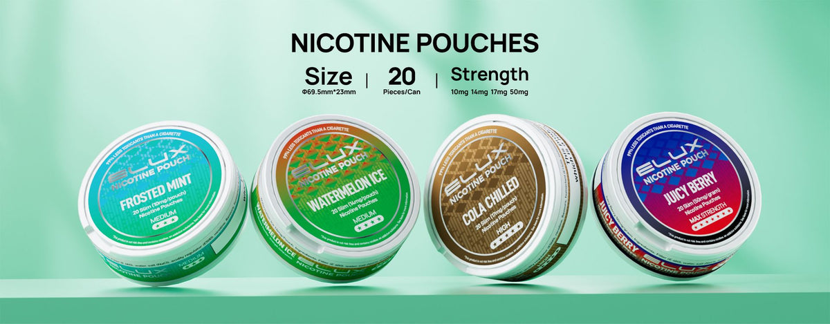 Buy Bulk Elux Nicotine Pouches - Pack of 10 - Vape Wholesale Mcr