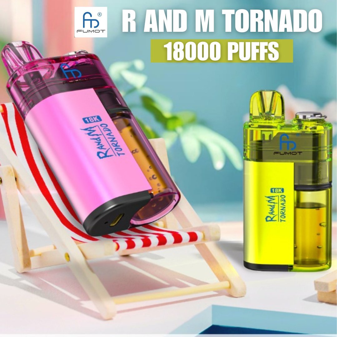 Buy Bulk Fumot RandM Tornado 18000 Disposable Vape Box of 5 - Vape Wholesale Mcr