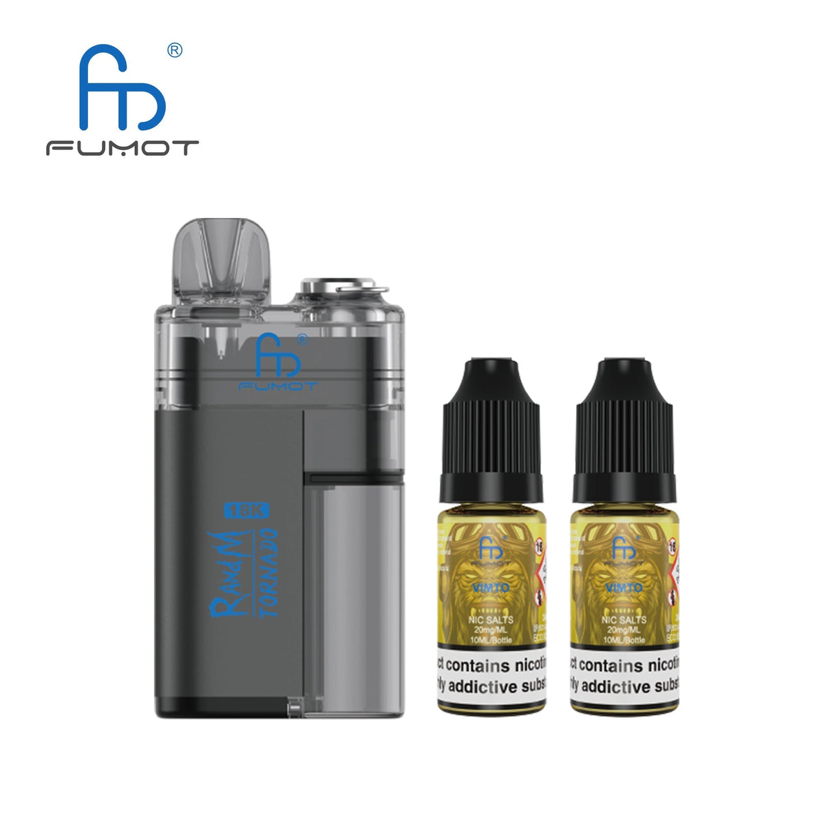 Buy Bulk Fumot RandM Tornado 18000 Disposable Vape Box of 5 - Vape Wholesale Mcr