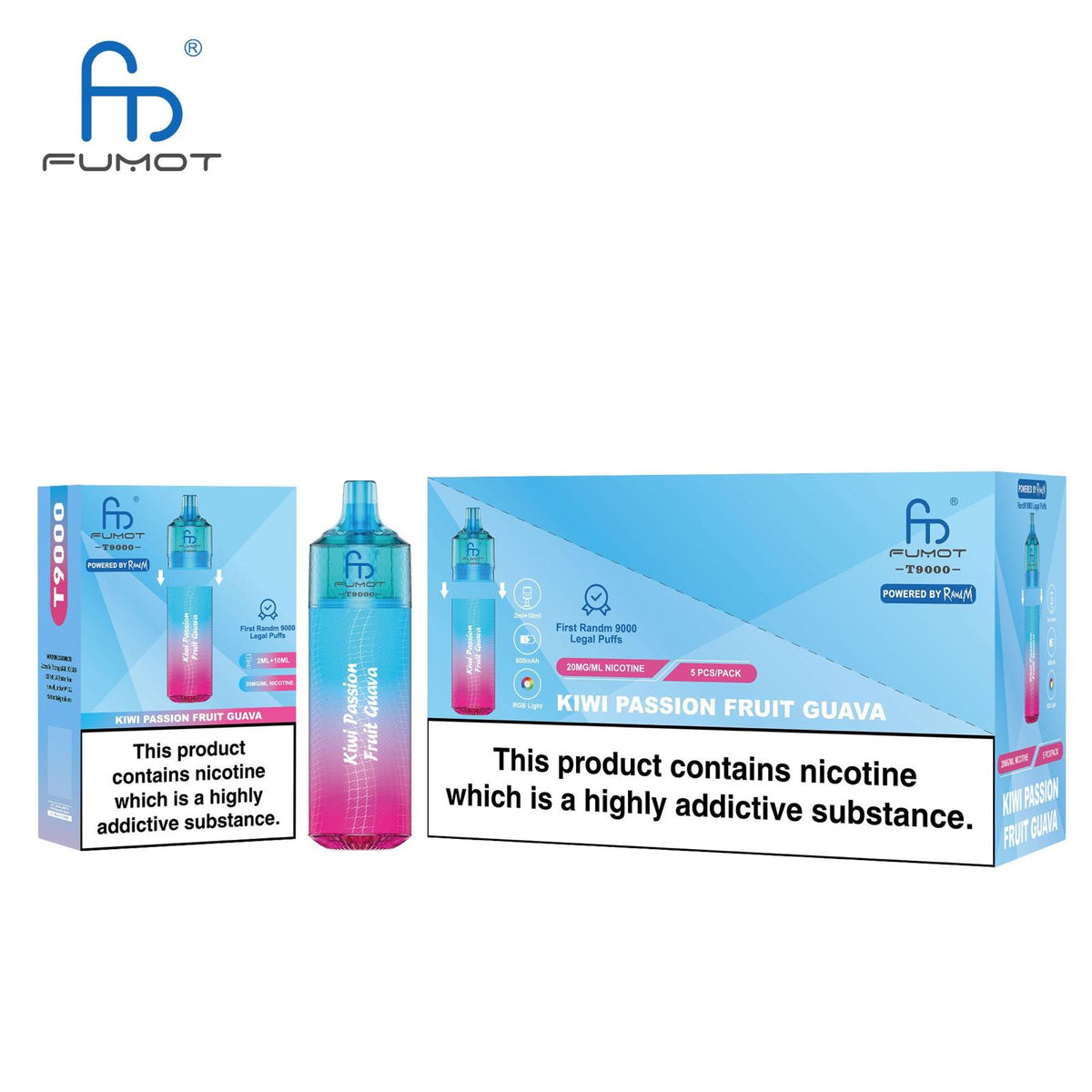 Buy Bulk Fumot T9000 Disposable Vape Box of 5 - Vape Wholesale Mcr
