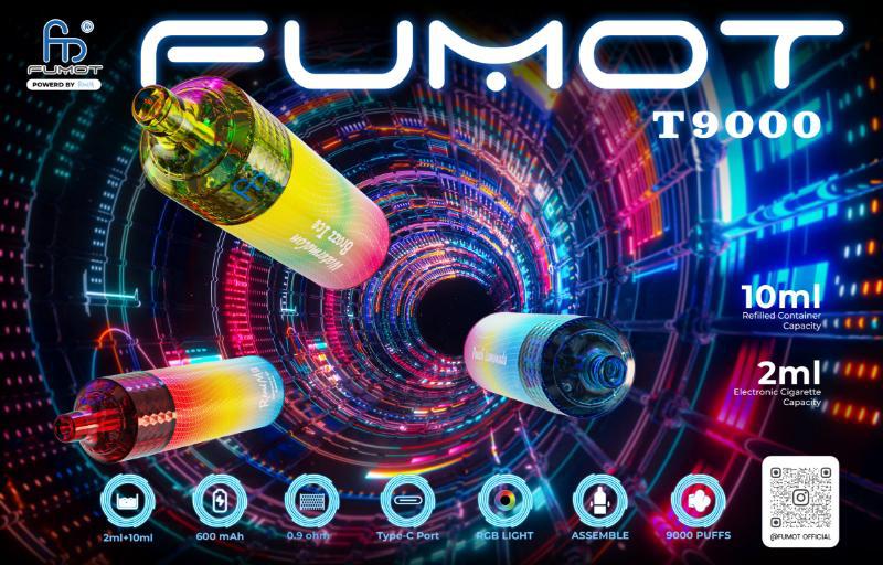 Buy Bulk Fumot T9000 Disposable Vape Box of 5 - Vape Wholesale Mcr