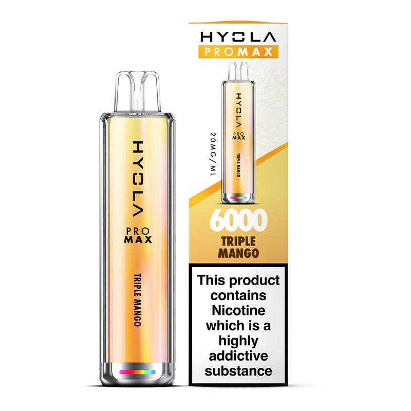 Buy Bulk Hyola Pro Max 6000 Disposable Vape Box of 10 - Vape Wholesale Mcr
