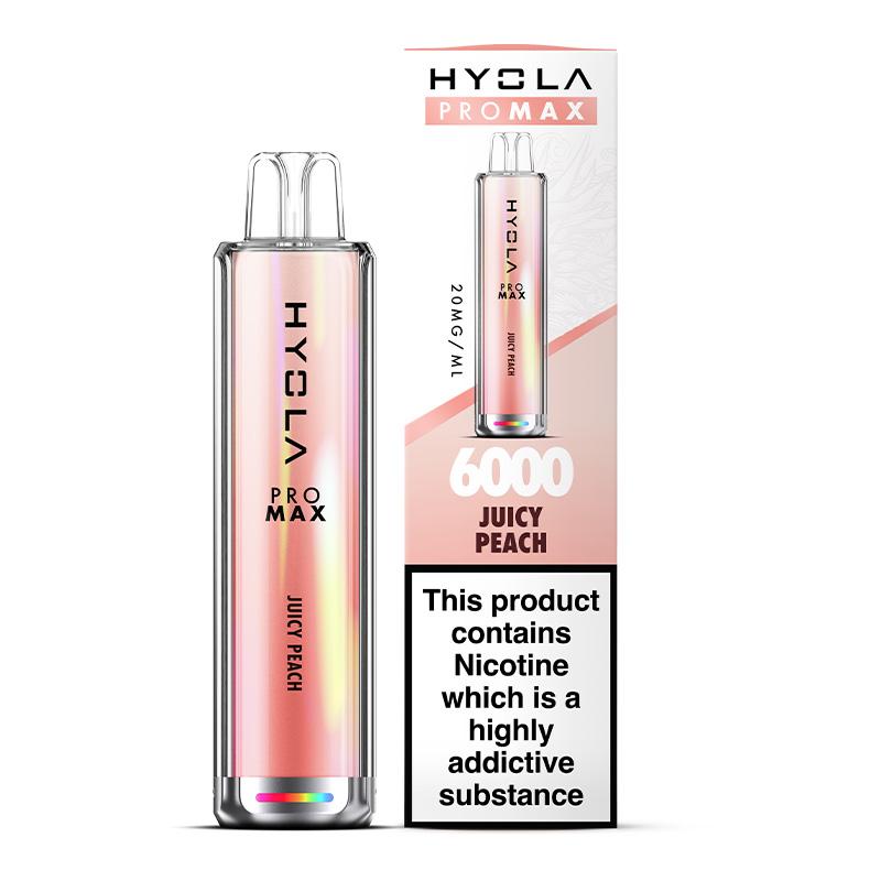 Buy Bulk Hyola Pro Max 6000 Disposable Vape Box of 10 - Vape Wholesale Mcr
