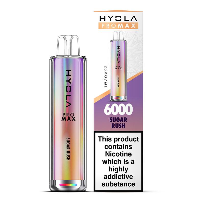 Buy Bulk Hyola Pro Max 6000 Disposable Vape Box of 10 - Vape Wholesale Mcr
