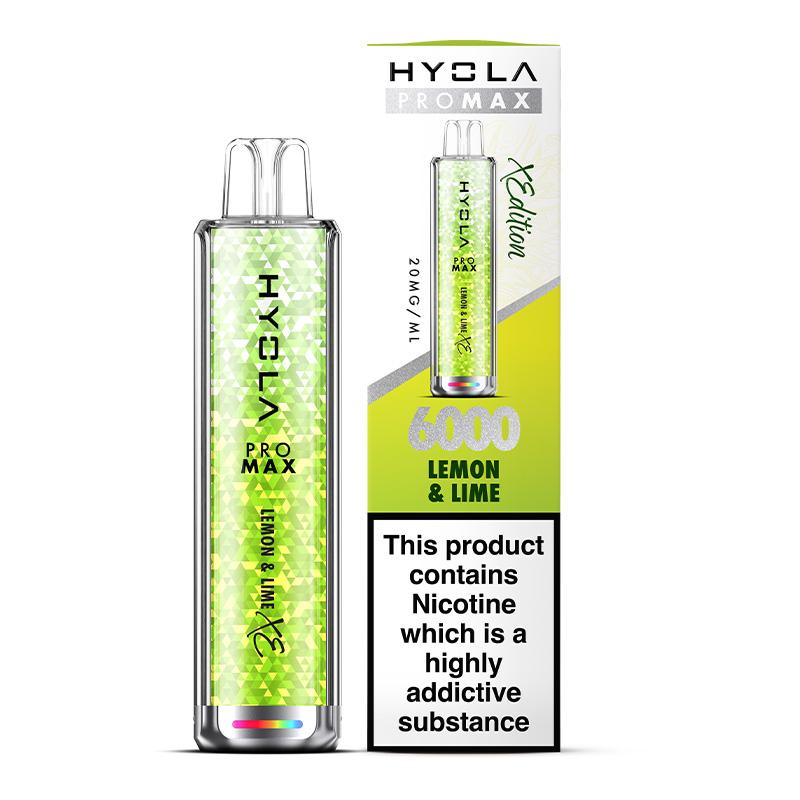Buy Bulk Hyola Pro Max 6000 Disposable Vape Box of 10 - Vape Wholesale Mcr
