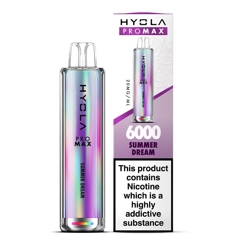 Buy Bulk Hyola Pro Max 6000 Disposable Vape Box of 10 - Vape Wholesale Mcr