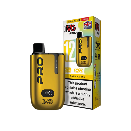 IVG Pro 12 10K Puffs prefilled Pod Kit - Pack of 5