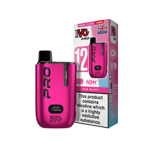 IVG Pro 12 10K Puffs prefilled Pod Kit - Pack of 5