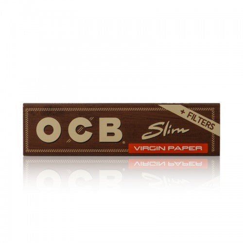 Buy Bulk Ocb Virgin Paper Slim & Filters Unbleached 32 - Vape Wholesale Mcr