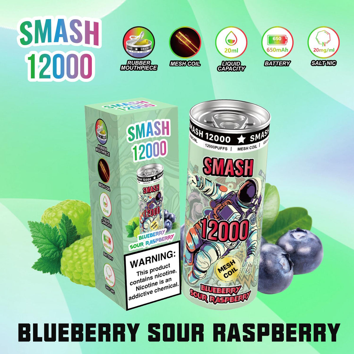 Buy Bulk OG Super Smash 12000 Puffs Disposable Vape Box of 10 - Vape Wholesale Mcr