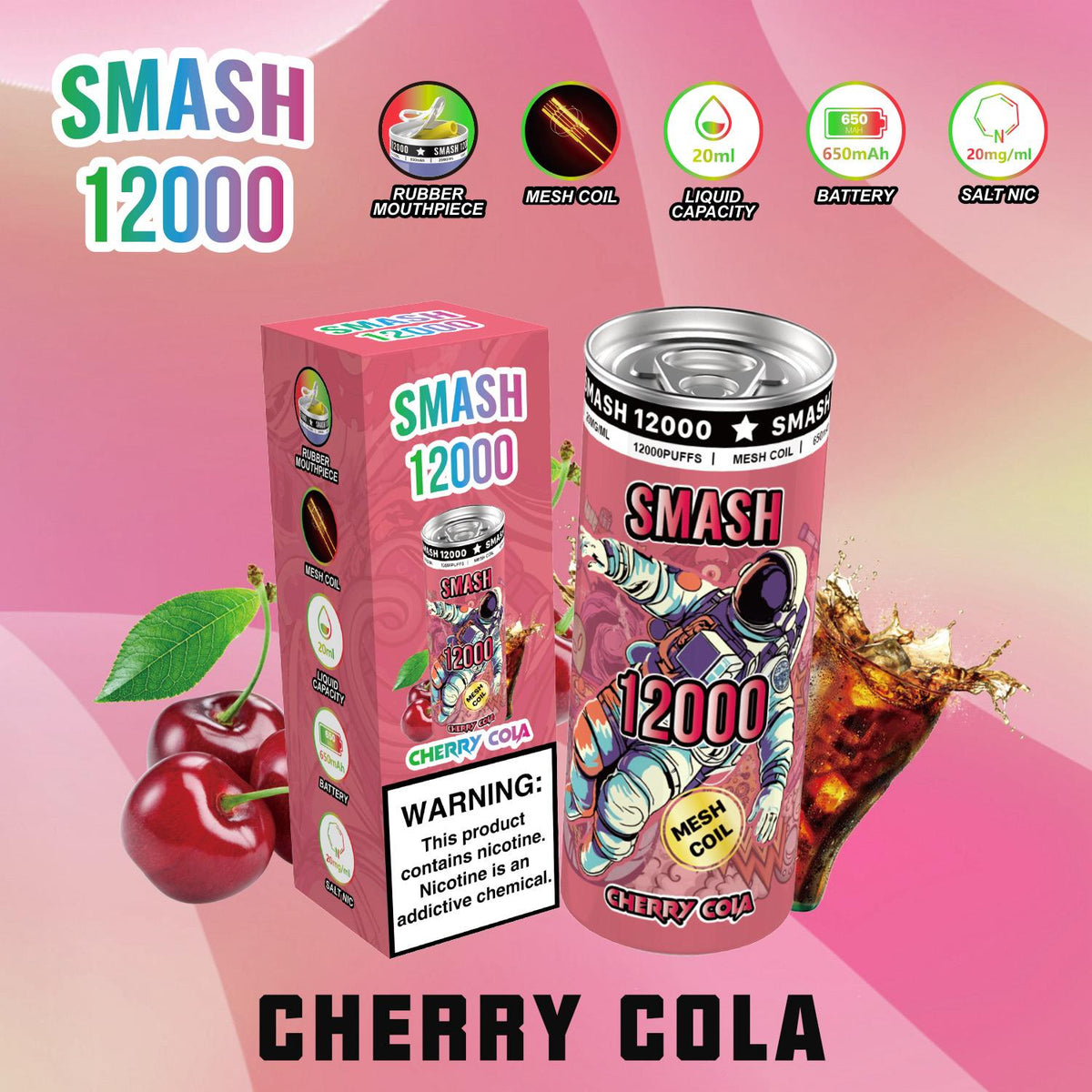 Buy Bulk OG Super Smash 12000 Puffs Disposable Vape Box of 10 - Vape Wholesale Mcr