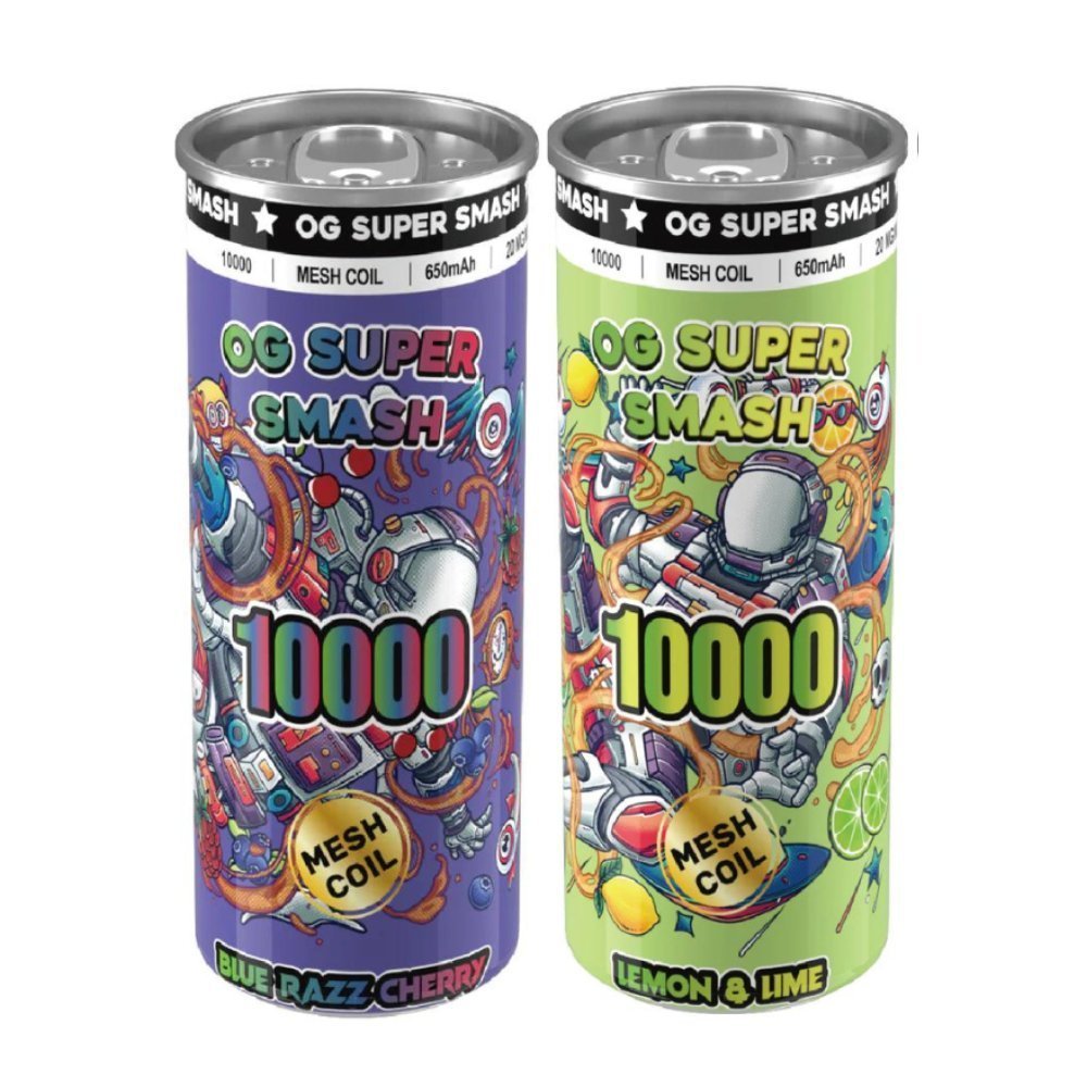 Buy Bulk OG Super Smash 12000 Puffs Disposable Vape Box of 10 - Vape Wholesale Mcr