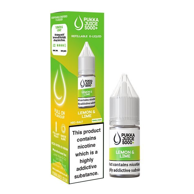 Buy Bulk Pukka Juice 5000+ Nic Salts 10ml - Box of 10 - Vape Wholesale Mcr