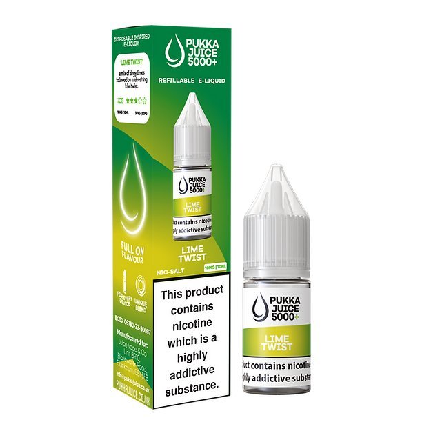 Buy Bulk Pukka Juice 5000+ Nic Salts 10ml - Box of 10 - Vape Wholesale Mcr