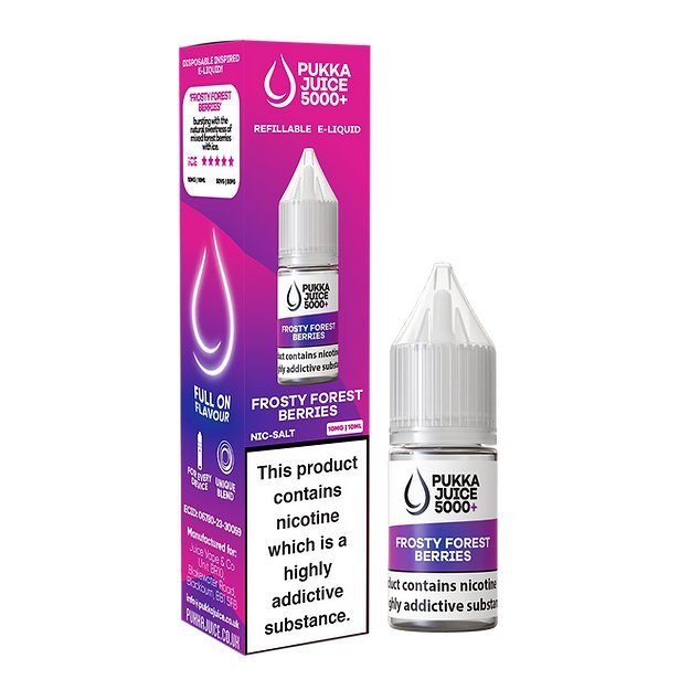 Buy Bulk Pukka Juice 5000+ Nic Salts 10ml - Box of 10 - Vape Wholesale Mcr