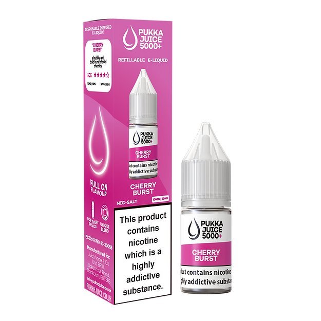 Buy Bulk Pukka Juice 5000+ Nic Salts 10ml - Box of 10 - Vape Wholesale Mcr