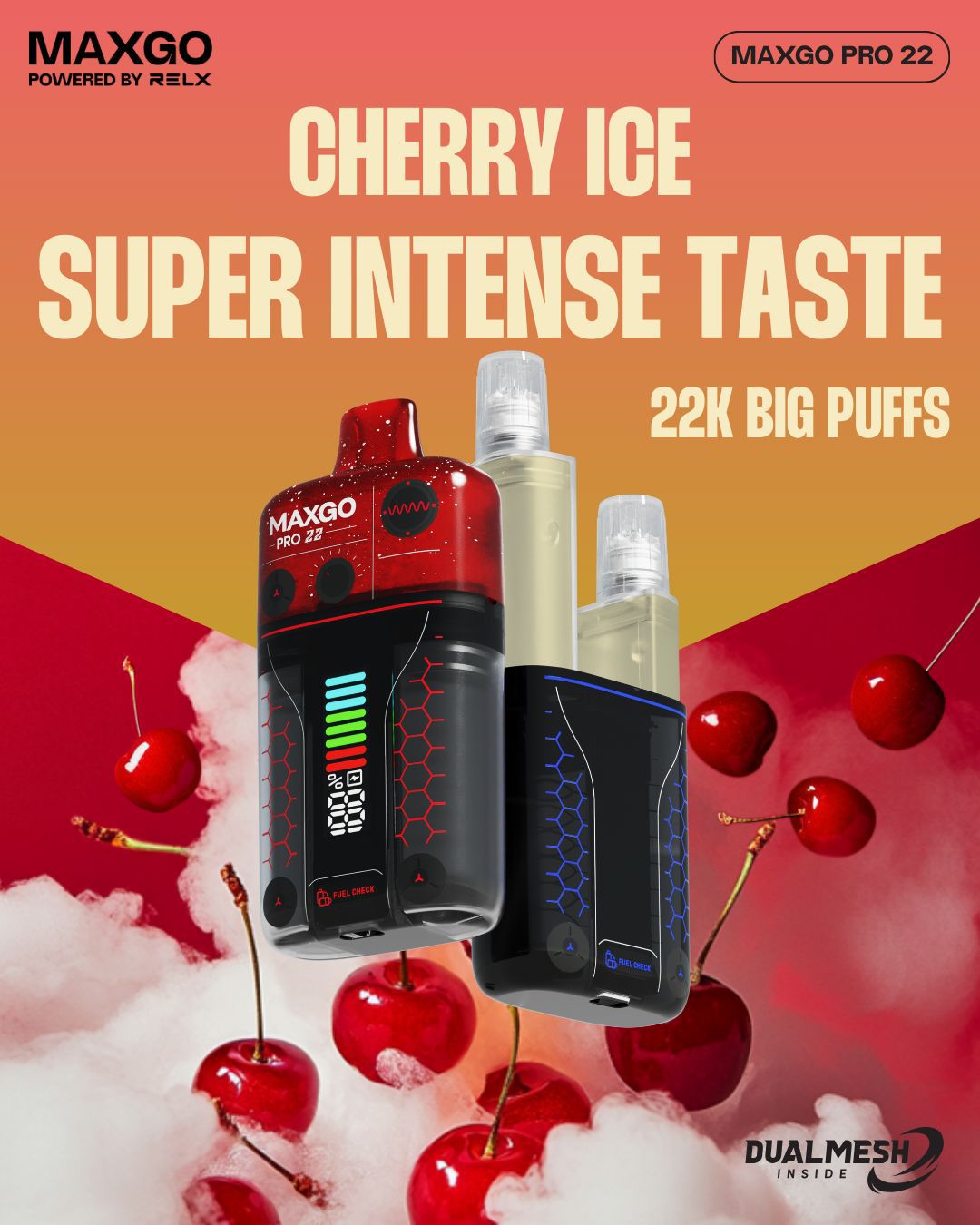 Buy Bulk RELX Maxgo 22k Disposable Vape Box of 5 - Vape Wholesale Mcr