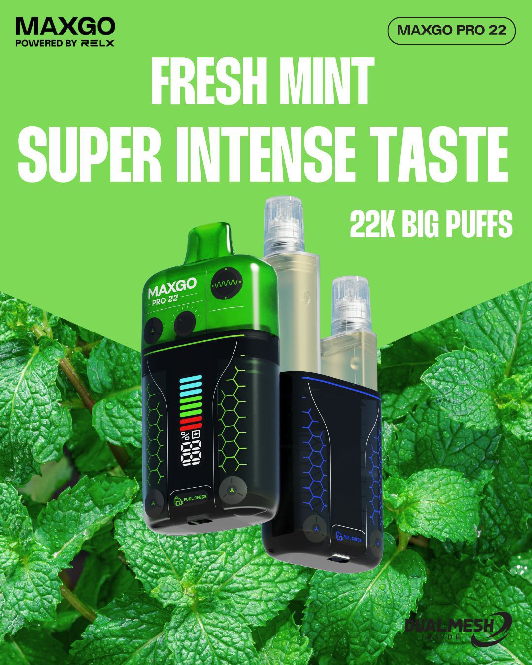 Buy Bulk RELX Maxgo 22k Disposable Vape Box of 5 - Vape Wholesale Mcr