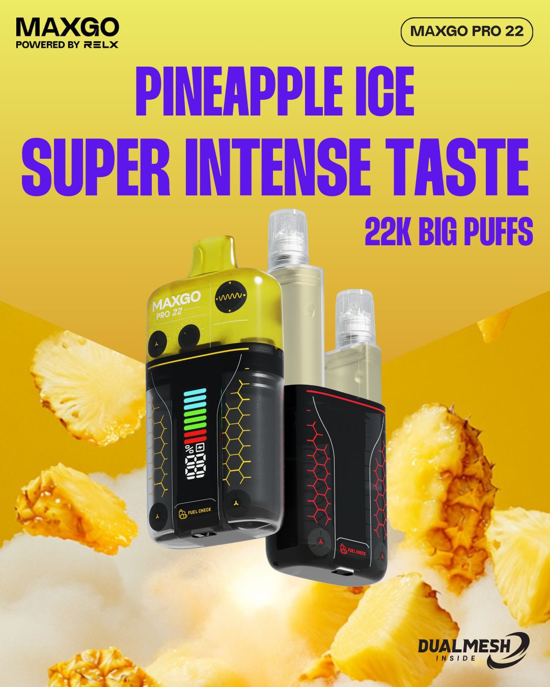 Buy Bulk RELX Maxgo 22k Disposable Vape Box of 5 - Vape Wholesale Mcr