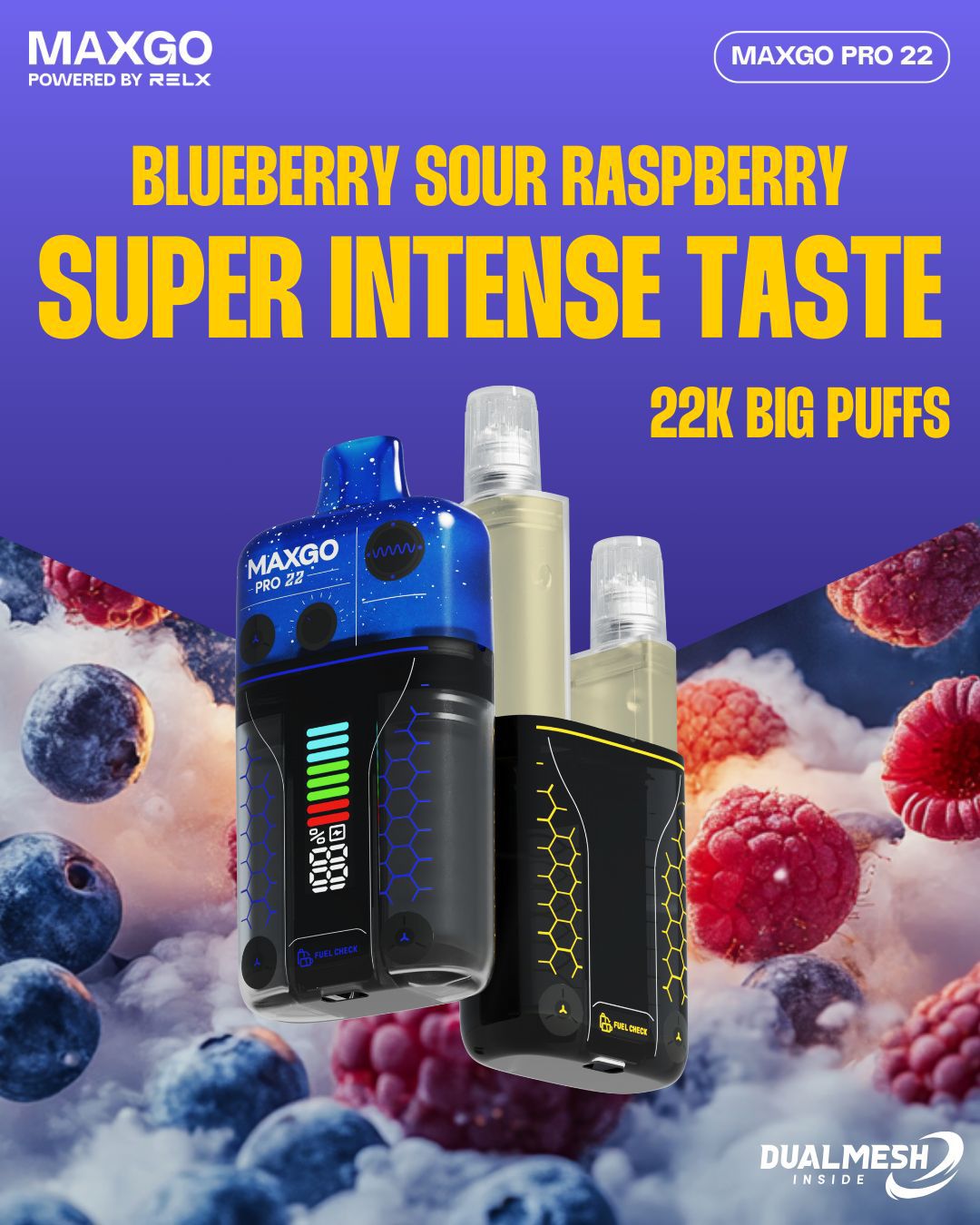 Buy Bulk RELX Maxgo 22k Disposable Vape Box of 5 - Vape Wholesale Mcr