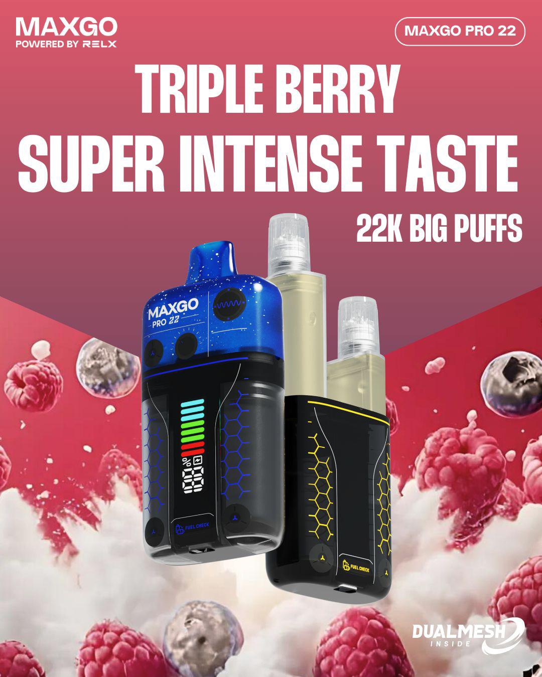 Buy Bulk RELX Maxgo 22k Disposable Vape Box of 5 - Vape Wholesale Mcr