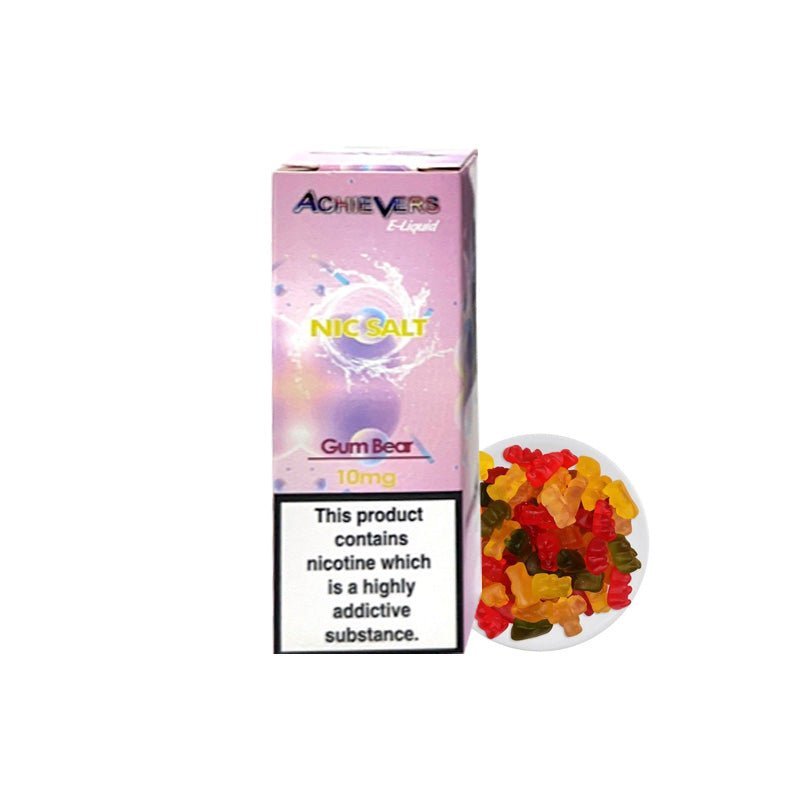 Achievers Salt 10ml- Pack of 10-Gummy Bear-vapeukwholesale