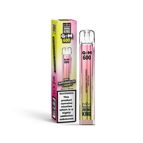 Buy Bulk Aroma King Gem 600 Disposable Vape Pod Device 20MG - Box of 10 - Vape Wholesale Mcr