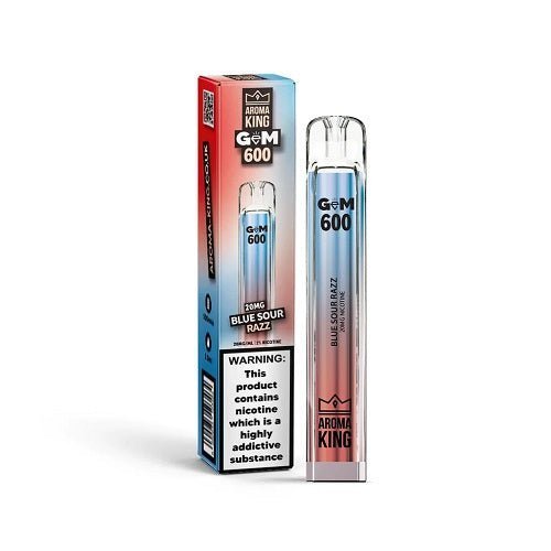 Buy Bulk Aroma King Gem 600 Disposable Vape Pod Device 20MG - Box of 10 - Vape Wholesale Mcr