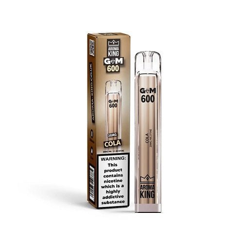 Buy Bulk Aroma King Gem 600 Disposable Vape Pod Device 20MG - Box of 10 - Vape Wholesale Mcr