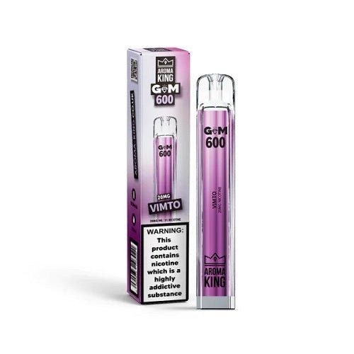 Buy Bulk Aroma King Gem 600 Disposable Vape Pod Device 20MG - Box of 10 - Vape Wholesale Mcr